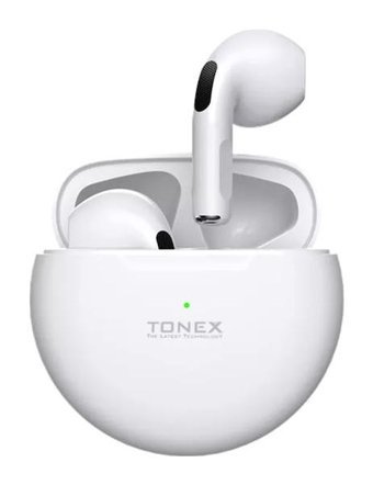 Tonex Tx-440 Kulak İçi Kablosuz Bluetooth Kulaklık Beyaz