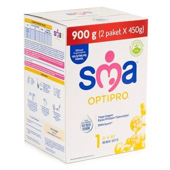 Sma Optipro Laktozlu Tahılsız Probiyotikli 1 Numara Bebek Sütü 900 gr