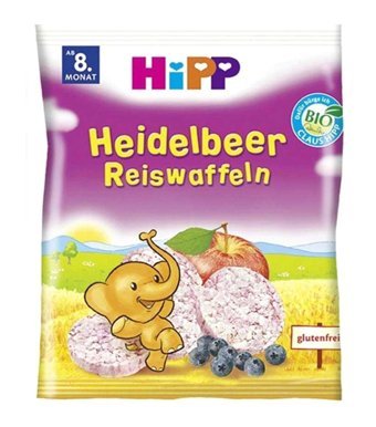 Hipp Glutensiz Meyveli Pirinçli Bebek Atıştırmalığı 35 gr