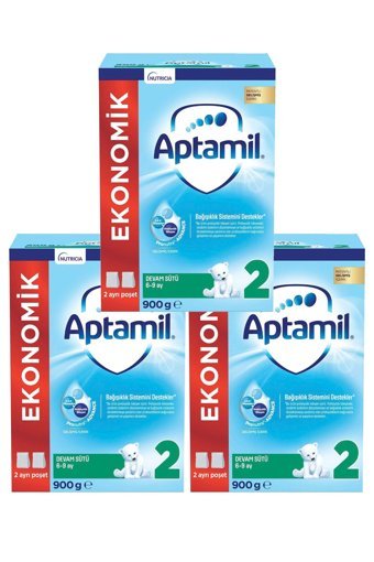 Aptamil Pronutra Laktozlu Probiyotikli 2 Numara Devam Sütü 3x900 gr