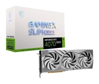 Msi Gaming X Slim White RTX 4070 Super 12 GB GDDR6X PCI-Express 4.0 DirectX 12 Ultimate 3 Fanlı 192 Bit Nvidia Ekran Kartı