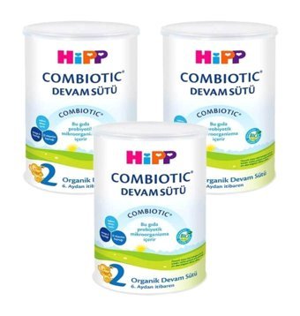 Hipp Combiotic Glutensiz Organik Probiyotikli 2 Numara Devam Sütü 3x350 gr