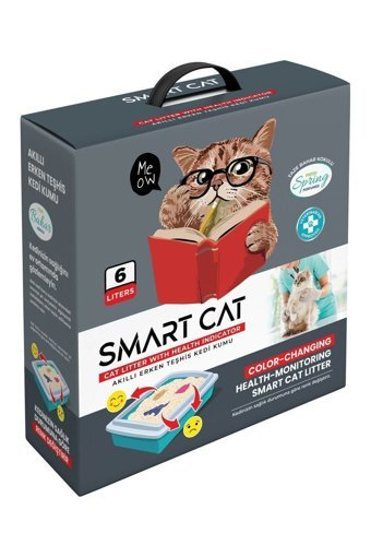 Smart Cat Erken Teşhis Topaklanan İnce Taneli Bentonit Kedi Kumu 6 lt