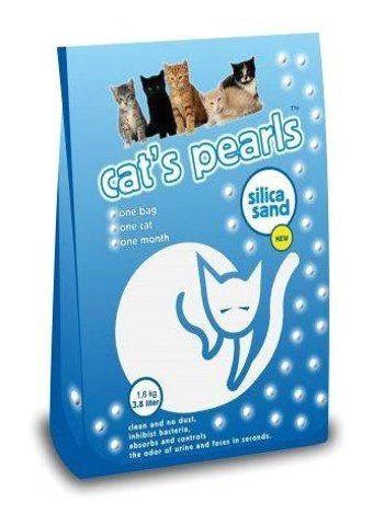 Cat's Pearls Kalın Taneli Silika Kedi Kumu 3.8 lt