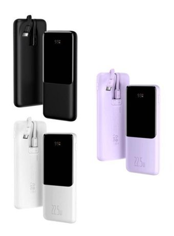 Baseus Elf 10000 mAh Hızlı Şarj Type C Powerbank Siyah