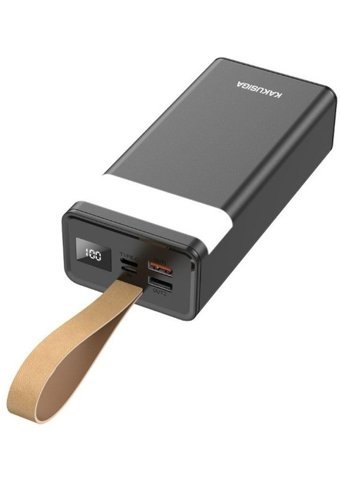 Kakusiga 30000 mAh Micro Type C - USB Powerbank Siyah