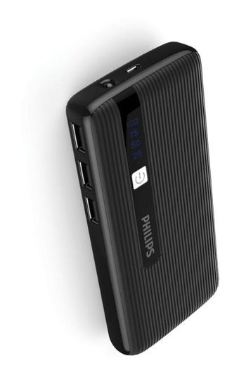 Philips Dlp2710Nb 10000 mAh Hızlı Şarj Type C - USB Powerbank Siyah