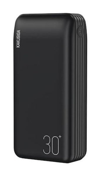 Kakusiga 30000 mAh Hızlı Şarj Type C Powerbank Siyah