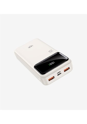 Linktech Ld20 20000 mAh Hızlı Şarj Type C - USB Powerbank Beyaz - Siyah