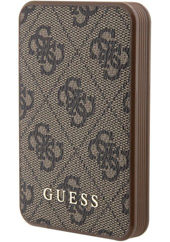 Guess 5000 mAh Hızlı Şarj Mıknatıslı Micro USB Powerbank Kahverengi