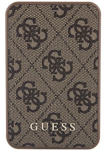 Guess 5000 mAh Hızlı Şarj Mıknatıslı Micro USB Powerbank Kahverengi