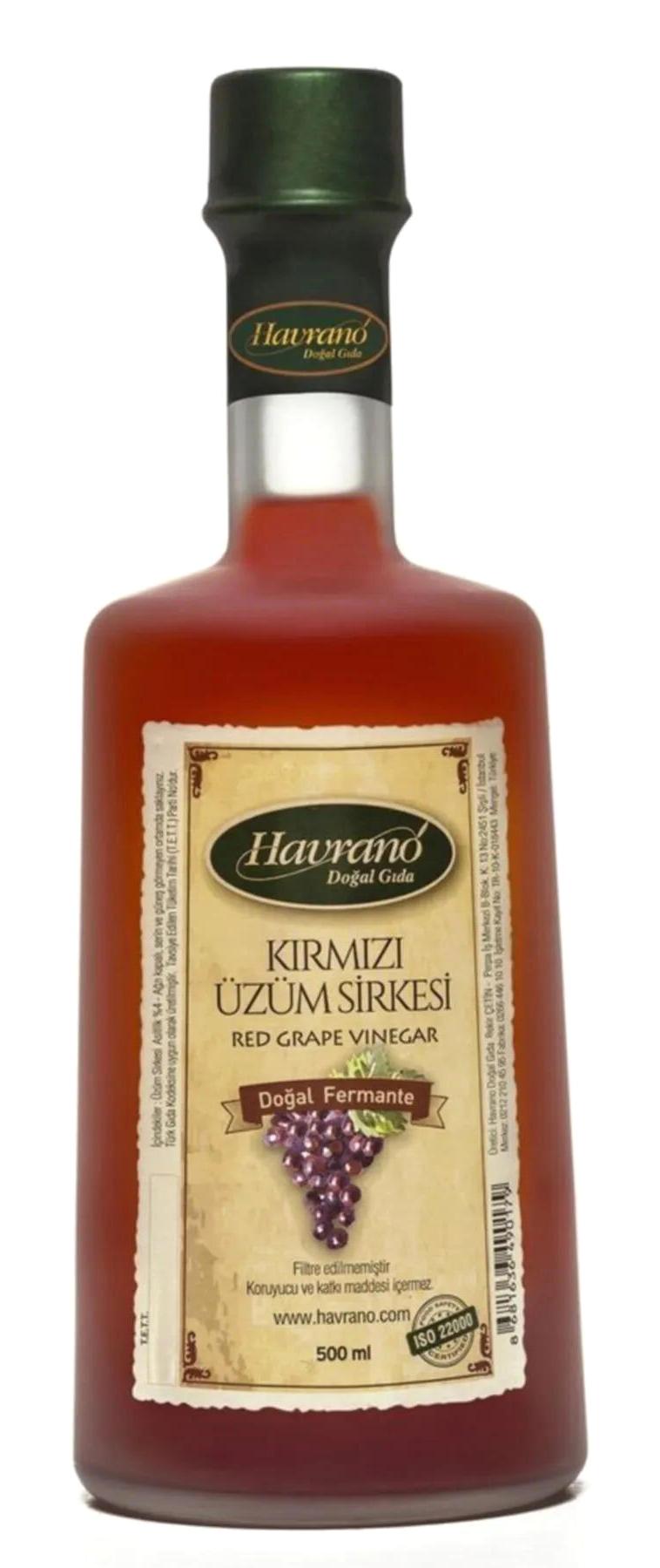 Havrano Kırmızı Üzüm Sirke 500 ml