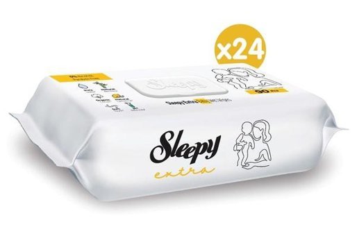 Sleepy Extra 90 Yaprak 24'lü Islak Mendil