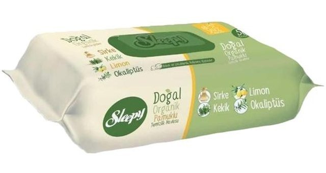 Sleepy Doğal Antibakteriyel 50 Yaprak Islak Mendil