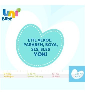 Uni Baby 90 Yaprak 18'li Islak Mendil