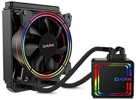 Dark DKCCW126 Sessiz 4 Pin 1 Fanlı Sıvı Soğutma RGB Masaüstü İşlemci Soğutucu