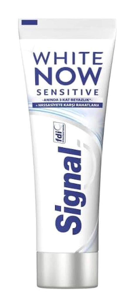 Signal Whita Now Sensetive Naneli Florürlü Diş Macunu 6x75 ml