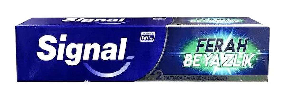 Signal Ferah ve Beyazlık Naneli Florürlü Diş Macunu 50 ml