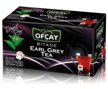 Ofçay Earl Grey Siyah Bardak Poşet Çay 25 Adet