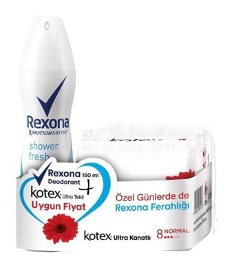 Rexona Motion Sense Pudrasız Ter Önleyici Antiperspirant Sprey Kadın Deodorant 150 ml