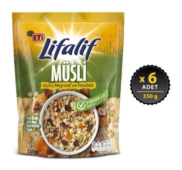 Eti Lifalif Fındıklı Kuru Meyveli Müsli 6x350 gr