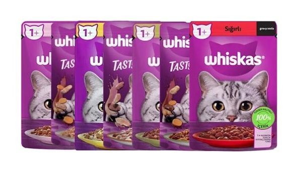 Whiskas Yetişkin Yaş Kedi Maması 28x85 gr