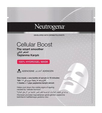 Neutrogena Cellular Boost Nemlendiricili Soyulabilir Kağıt Yüz Maskesi