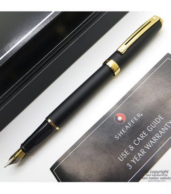 Sheaffer Prelude Mat Siyah Altın 346-0 Dolma Kalem