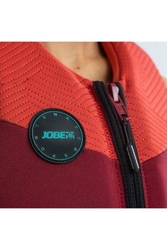 Jobe 02-104SR41155 50 Newton Fermuarlı Sertifikalı Profesyonel Yetişkin Bordo XXL Can Yeleği