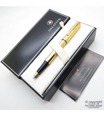 Sheaffer Prelude 23 Ayar Altın Kaplama Dolma Kalem