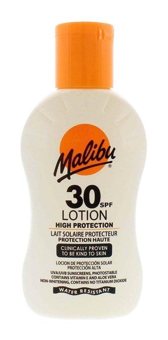 Malibu High Protection 30 Faktör Tüm Ciltler İçin Nemlendirici Suya Dayanıklı Yüz Güneş Kremi 100 ml