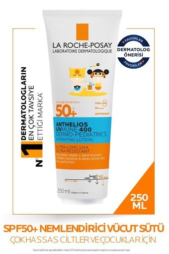 La Roche Posay Anthelios 50 Faktör Tüm Ciltler İçin Nemlendirici Suya Dayanıklı Yüz Güneş Sütü 50 ml