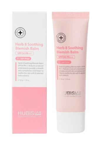 Hubislab Protect Line Herb Renkli 30 Faktör Tüm Ciltler İçin Leke Karşıtı Nemlendirici Yaşlanma Karşıtı Yağsız Suya Dayanıklı Yüz ve Vücut Güneş Kremi 50 gr