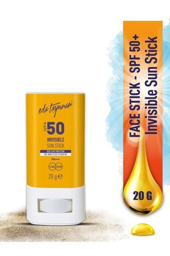 Eda Taşpınar Stick 50 Faktör Tüm Ciltler İçin Nemlendirici Suya Dayanıklı Yüz Güneş Kremi 50 ml