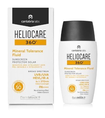 Heliocare Mineral Tolerance Fluid 50 Faktör Tüm Ciltler İçin Nemlendirici Suya Dayanıklı Yüz Güneş Kremi 50 ml