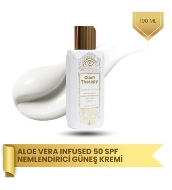 Glam Therapy Solar Embrace 50 Faktör Tüm Ciltler İçin Leke Karşıtı Nemlendirici Yaşlanma Karşıtı Yağsız Suya Dayanıklı Yüz ve Vücut Güneş Kremi 100 ml