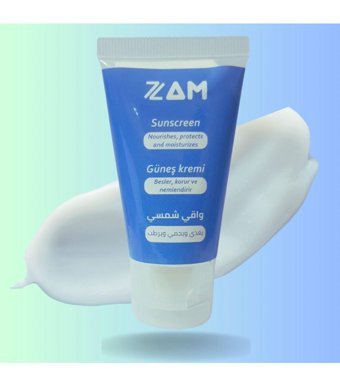 7Zam Aloe Vera 50 Faktör Tüm Ciltler İçin Nemlendirici Suya Dayanıklı Yüz Güneş Kremi 30 ml