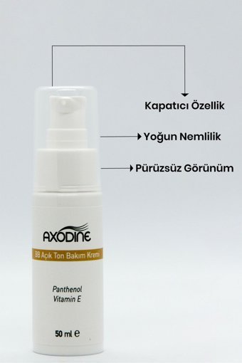 Axodine Renkli 50 Faktör Tüm Ciltler İçin Nemlendirici Kapatıcılı Suya Dayanıklı Yüz Güneş Kremi 50 ml