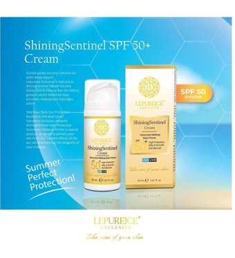 Lepureice 50 Faktör Tüm Ciltler İçin Nemlendirici Suya Dayanıklı Yüz Güneş Kremi 30 ml