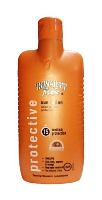 Hawaiian Tropic Sun 15 Faktör Tüm Ciltler İçin Leke Karşıtı Nemlendirici Yağsız Suya Dayanıklı Yüz ve Vücut Güneş Kremi 200 ml