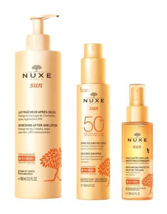 Nuxe 50 Faktör Tüm Ciltler İçin Nemlendirici Suya Dayanıklı Yüz Güneş Sütü 50 ml