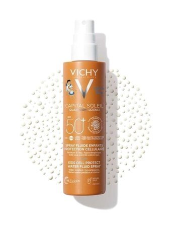 Vichy Capital Soleil 50 Faktör Tüm Ciltler İçin Nemlendirici Suya Dayanıklı Yüz Güneş Kremi 200 ml