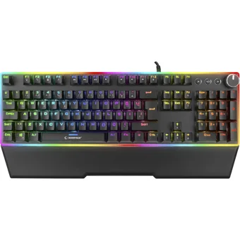 Rampage RMK-X2 Türkçe Q RGB Blue Switch Kablolu Siyah Mekanik Gaming Klavye