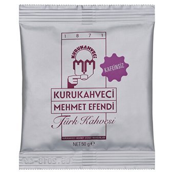 Kurukahveci Mehmet Efendi Sade Orta Kavrulmuş Türk Kahvesi 50 gr