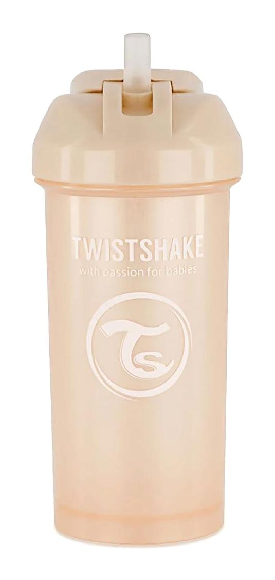 Twistshake Pipetli Kulpsuz 6+ Ay 360 ml Alıştırma Bardağı Somon