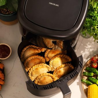 Cecotec CecoFry 6000 Airfryer 6 lt Tek Hazneli Led Ekranlı Sıcak Hava Fritözü Siyah