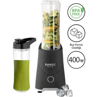 Range Shake Blend 400 W Smoothie Blender Siyah