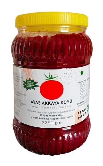 Ayaş Akkaya Ev Yapımı Organik Domates Salçası 2.25 kg