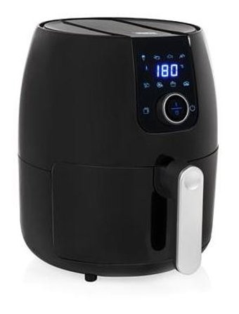 Princess 182025 Airfryer 4.5 lt Tek Hazneli Led Ekranlı Yağsız Sıcak Hava Fritözü Siyah