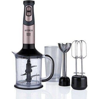 Arnica Gh21593 Diva 1 lt Turbolu Çift Bıçaklı Blender Seti Rose